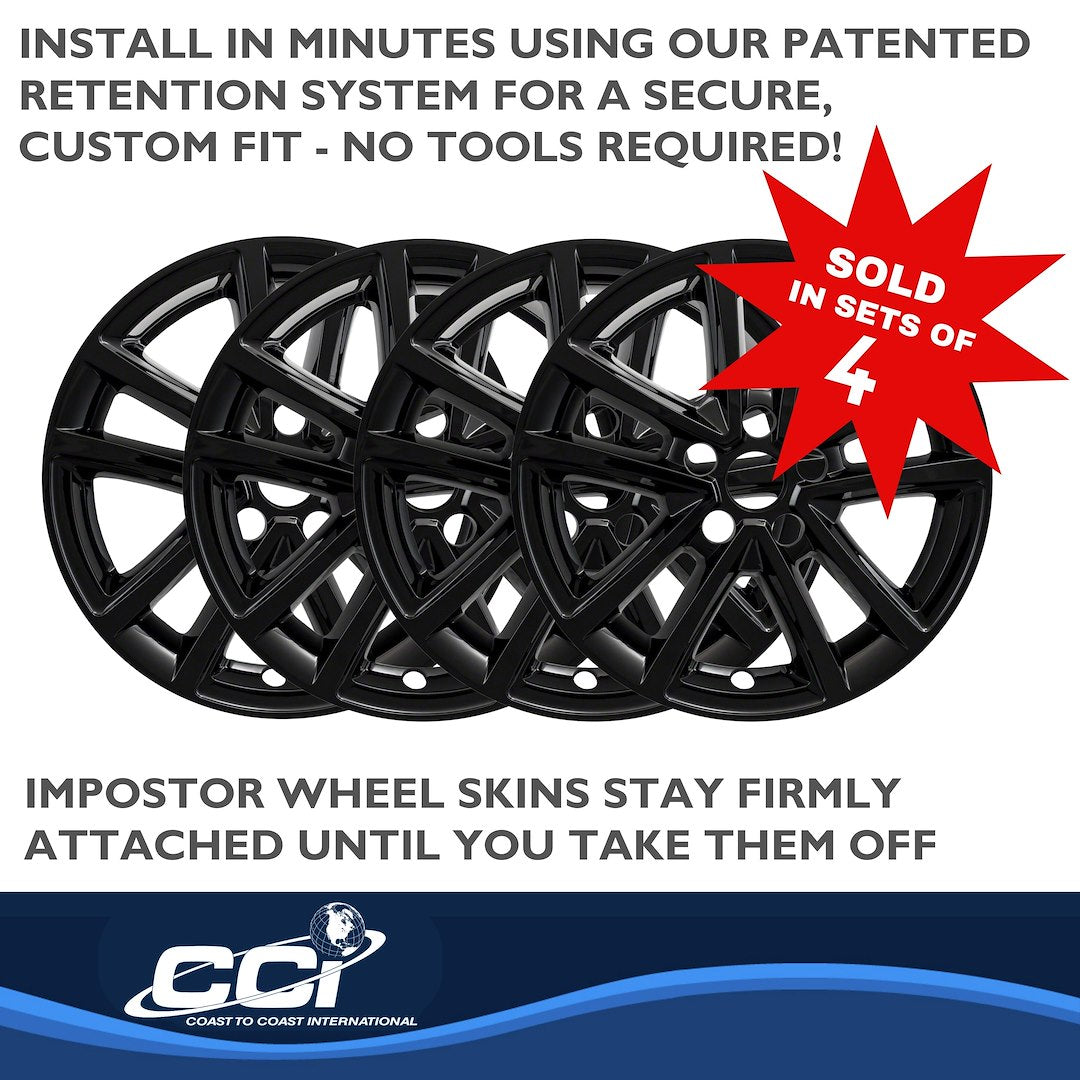 Coast To Coast IMP423BLK Black Focus Impostor Wheel Skins - image 5