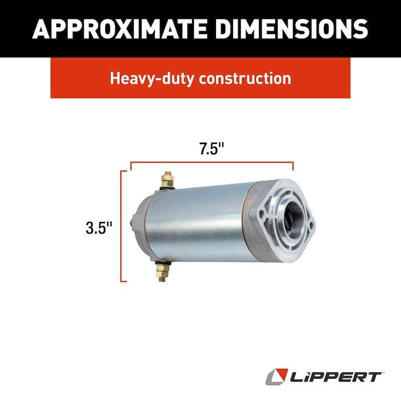 Lippert Hydraulic Pump Motor – 6V Replacement for RV Leveling Systems