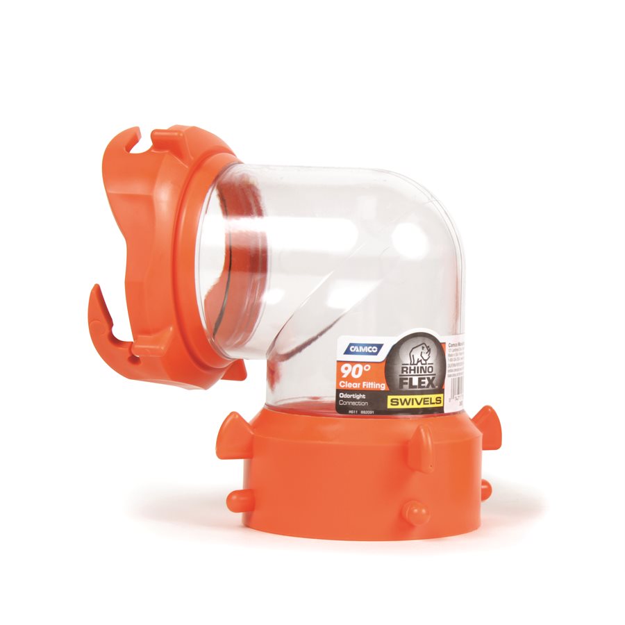 Camco Rhinoflex 90 Degree Elbow Connecting Sewer Hose to (39857)
