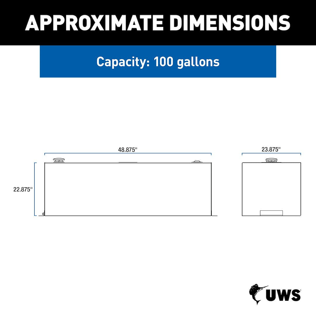 Uws St-100-Rt-W Liquid Transfer Tank - image 2