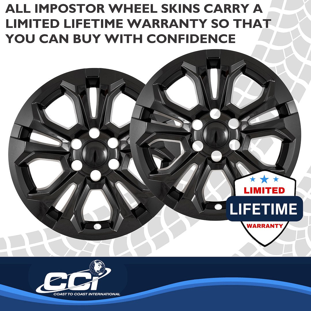 Coast To Coast IMP511BLK Silverado Black 20-Inch Wheel Skin - image 4