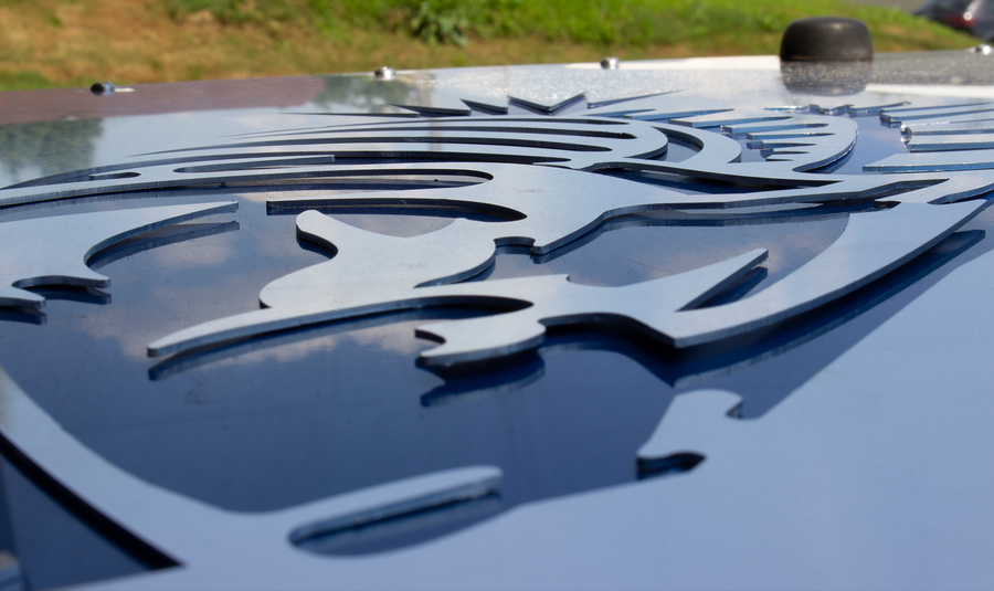 Fishbone Offroad Fb31134 Black JK Hood Louver, 13–18