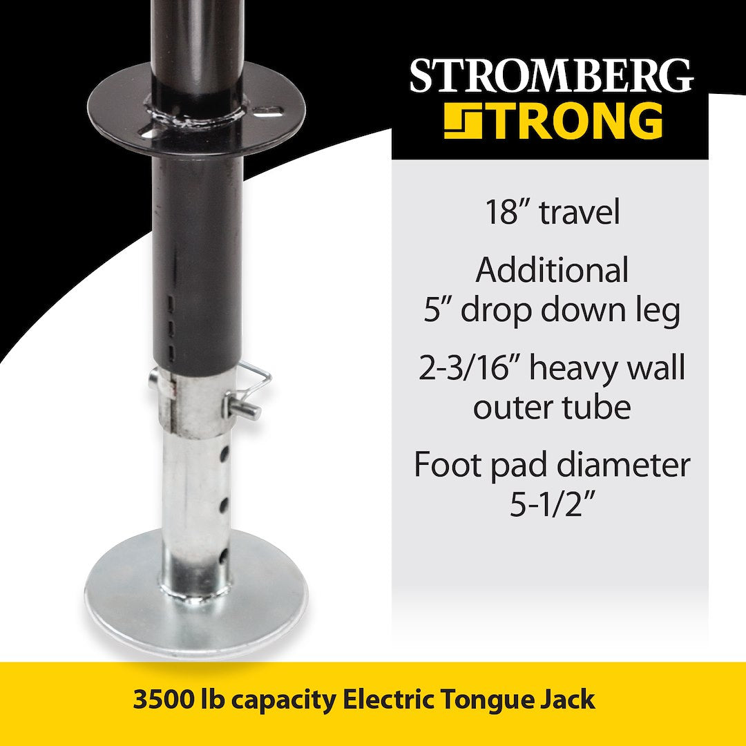 Stromberg Carlson Jet-3555 Trailer Tongue Jack - image 3