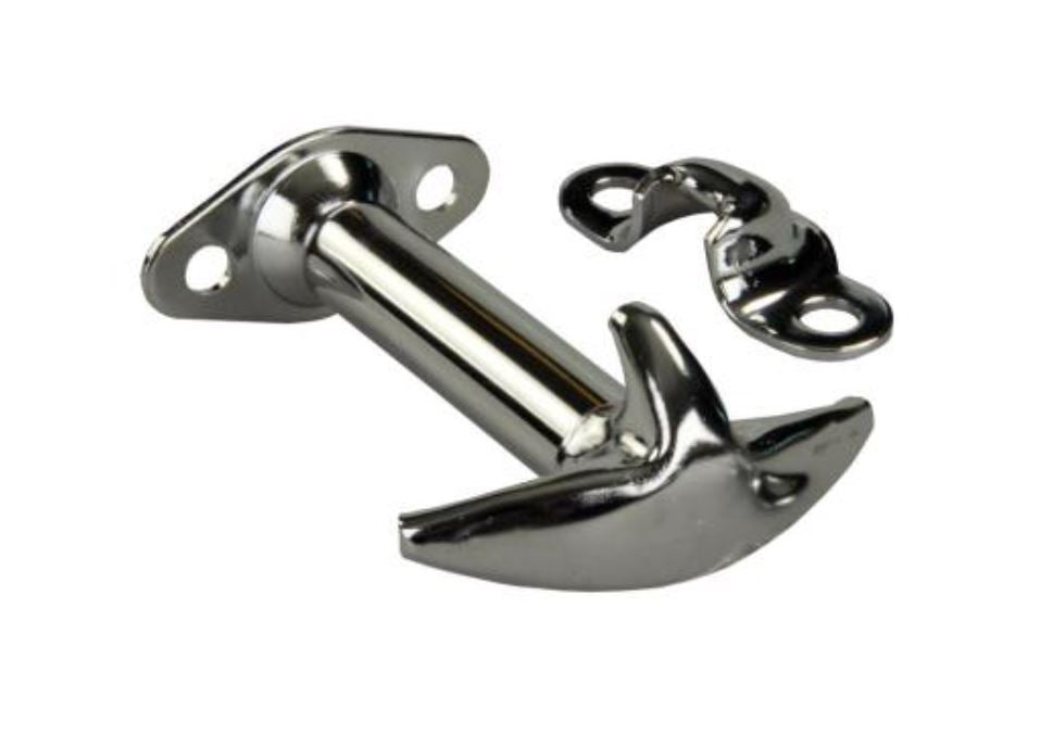 JR Products Hood Latch (10865) – Color: Silver