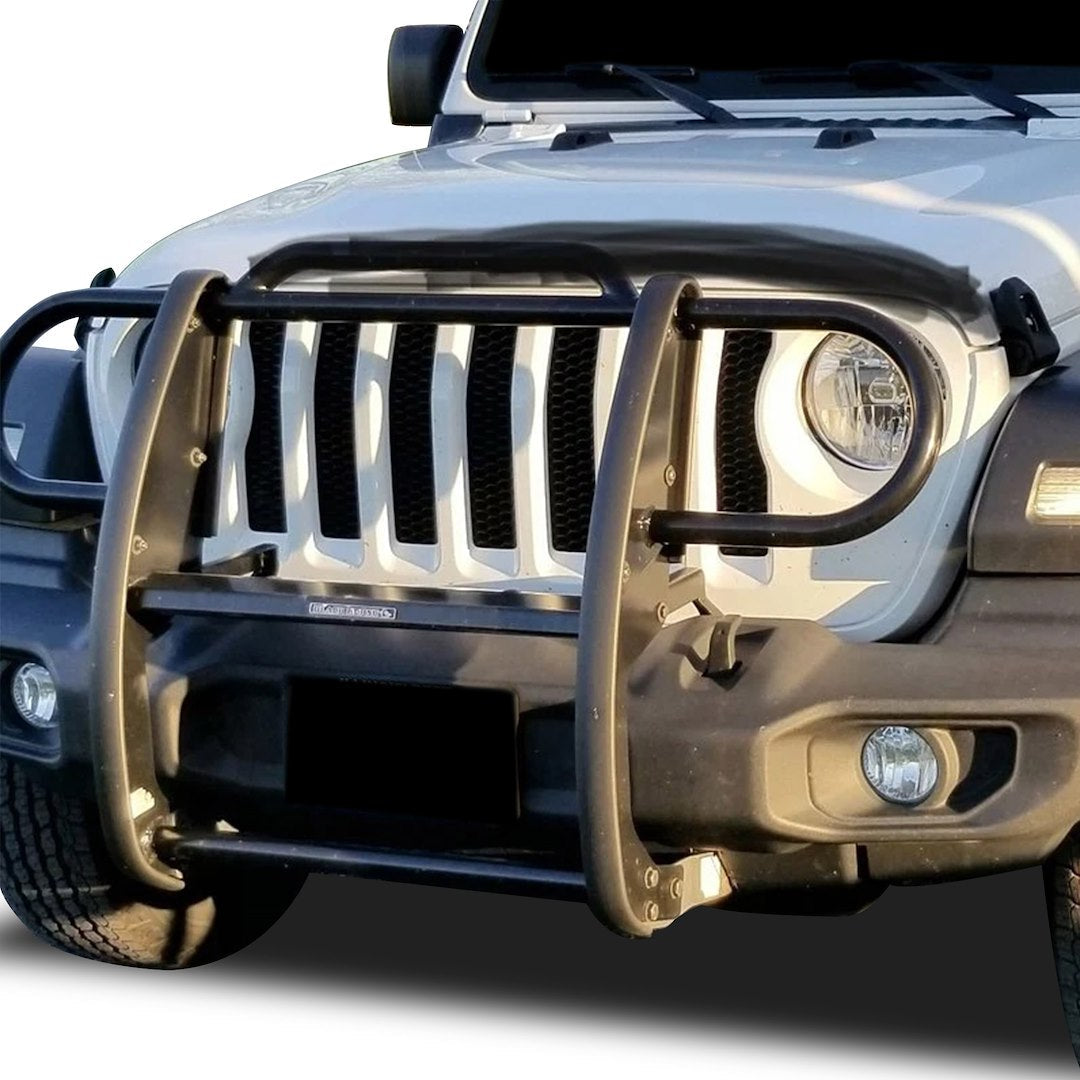 Black Horse Offroad Steel Grille Guard 17JPJLMA - image 5