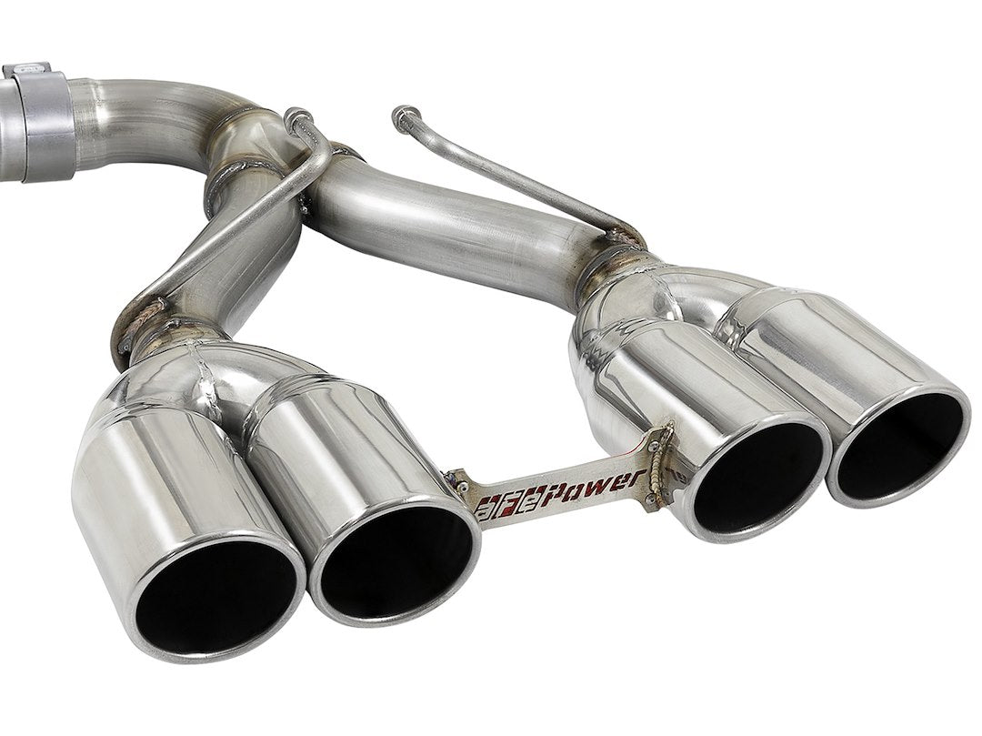 Advanced FLOW Engineering Rebel Cat-Back System Single Quad Exhaust System Kit 49-38071-P - image 2