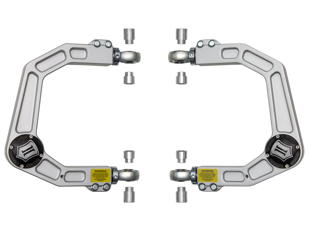 Icon Vehicle Dynamics 58550DJ Adjustable Boxed Arms, Pair
