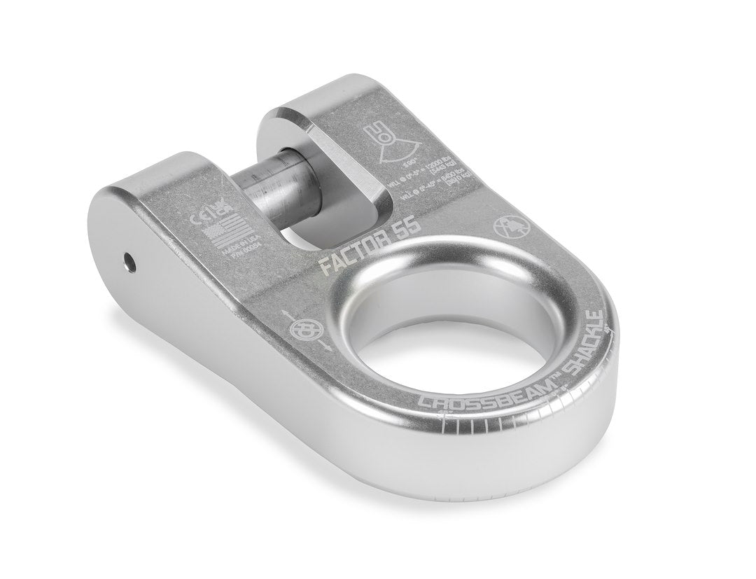 Factor 55 00054-05 Silver Crossbeam Shackle