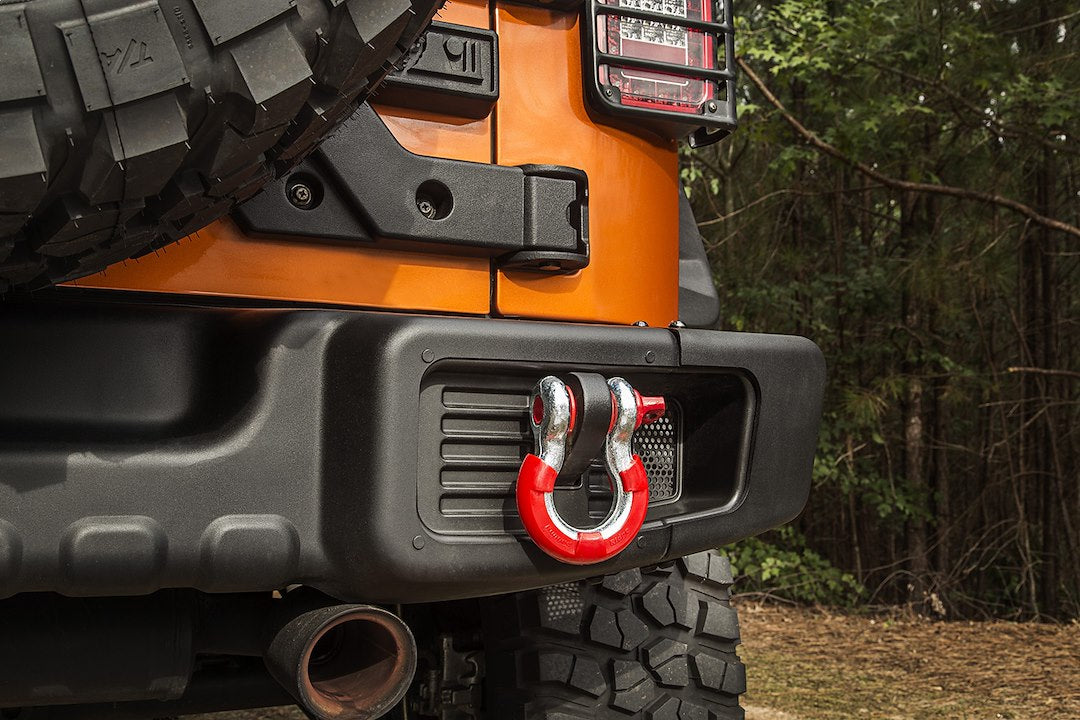 Rugged Ridge 11235.31 Red D-Ring Isolator Kit