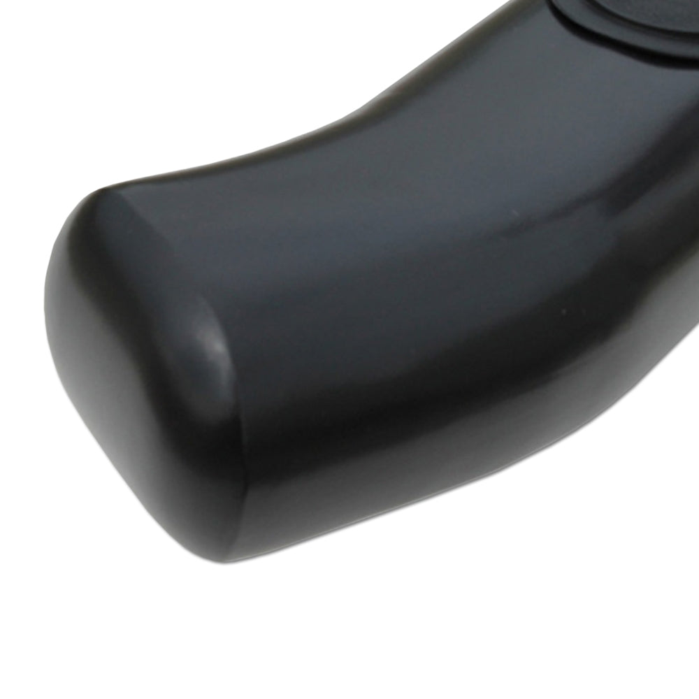 Raptor 1602-0246B Black Curved Oval Step Bars