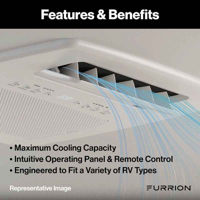 Furrion Chill Cube Ceiling Assembly with Remote Control FACT18MA-PS-AM