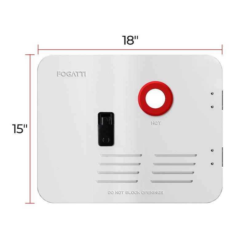 15" x 18" White Access Door – Fogatti InstaShower Tankless Water Heater FSWD-1518/WHITE