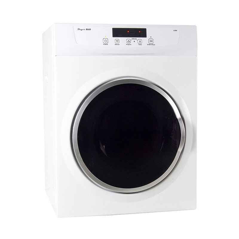 Equator 4.0 Cu. Ft. Vented RV Clothes Dryer – Wall-Mount, White/Silver, 18-860