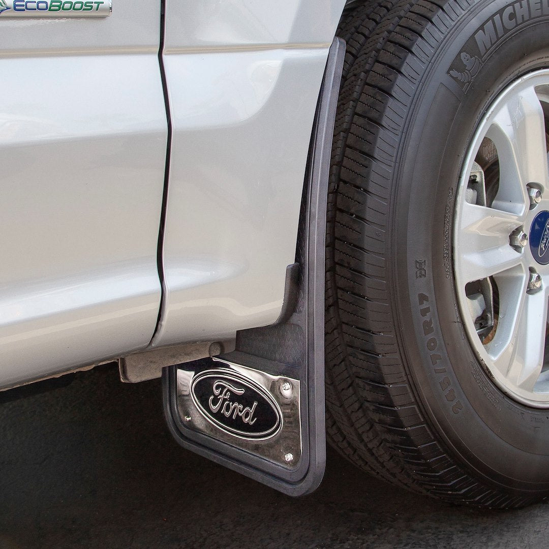 Plasticolor 001837R01 Heavy Duty Mud Flaps, Set of 2
