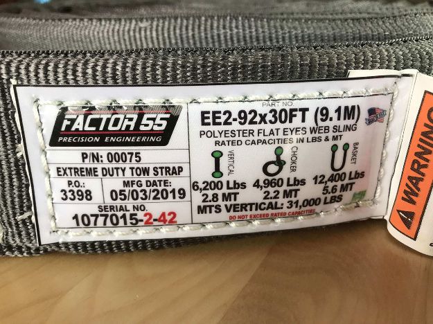 Factor 55 00075 Tow Strap - image 2