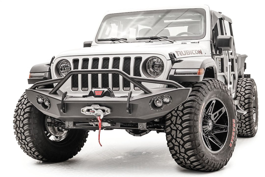 Fab Fours JL18-B4652-1 Lifestyle Winch Bumper with Guard