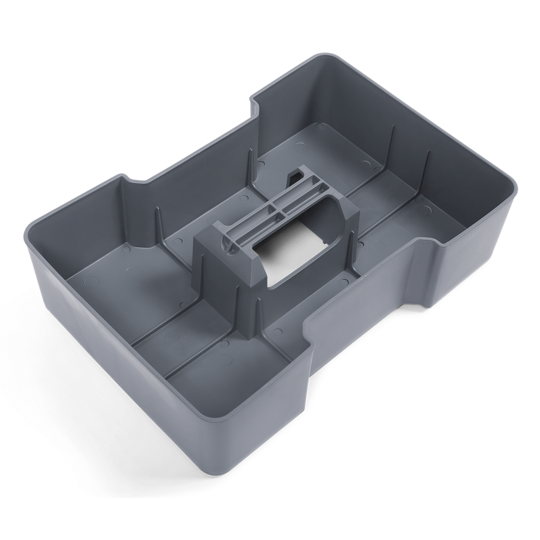 Decked ATB6 Full-Size Gray Polypropylene Tool Box Tray
