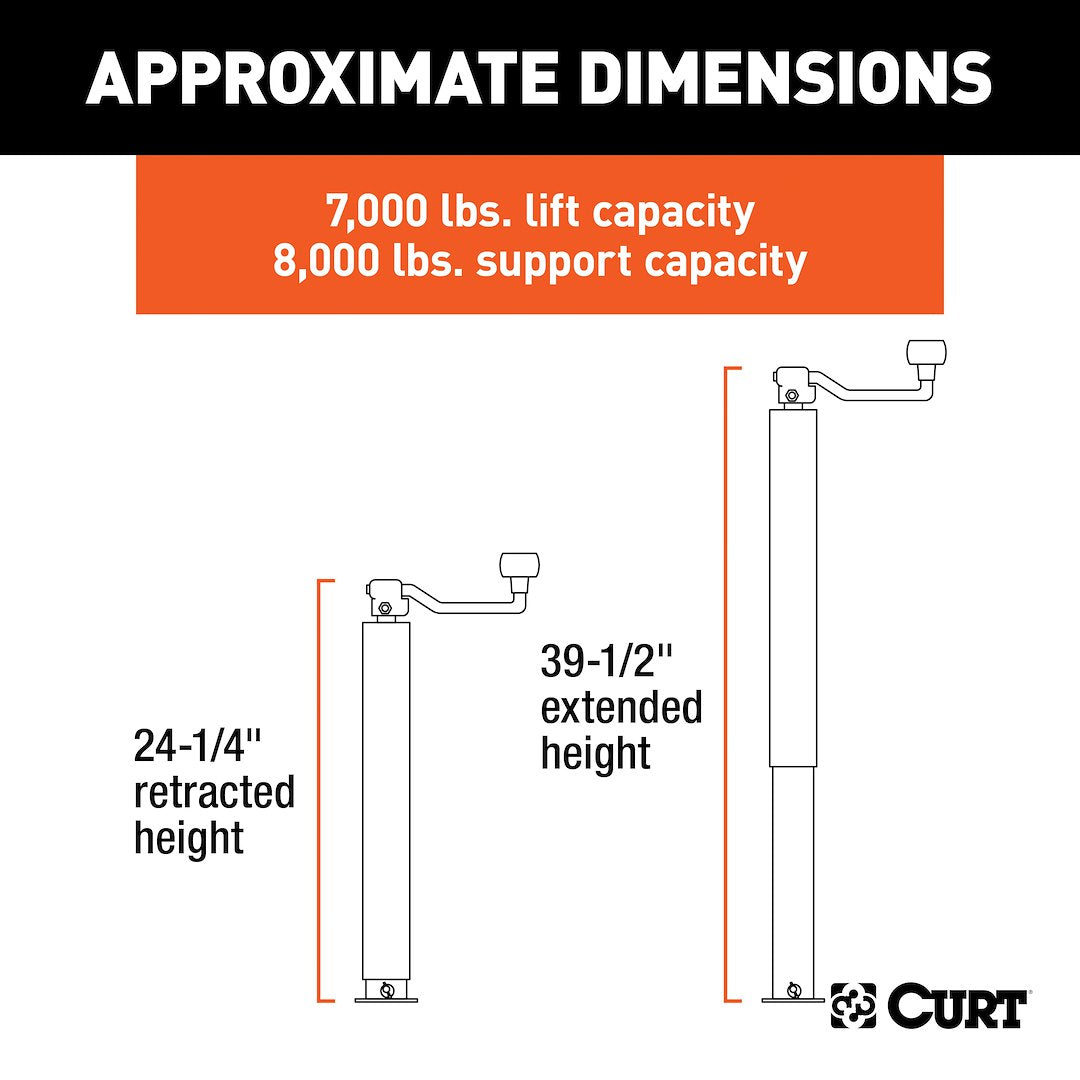 Curt 28570 Trailer Tongue Jack - image 4
