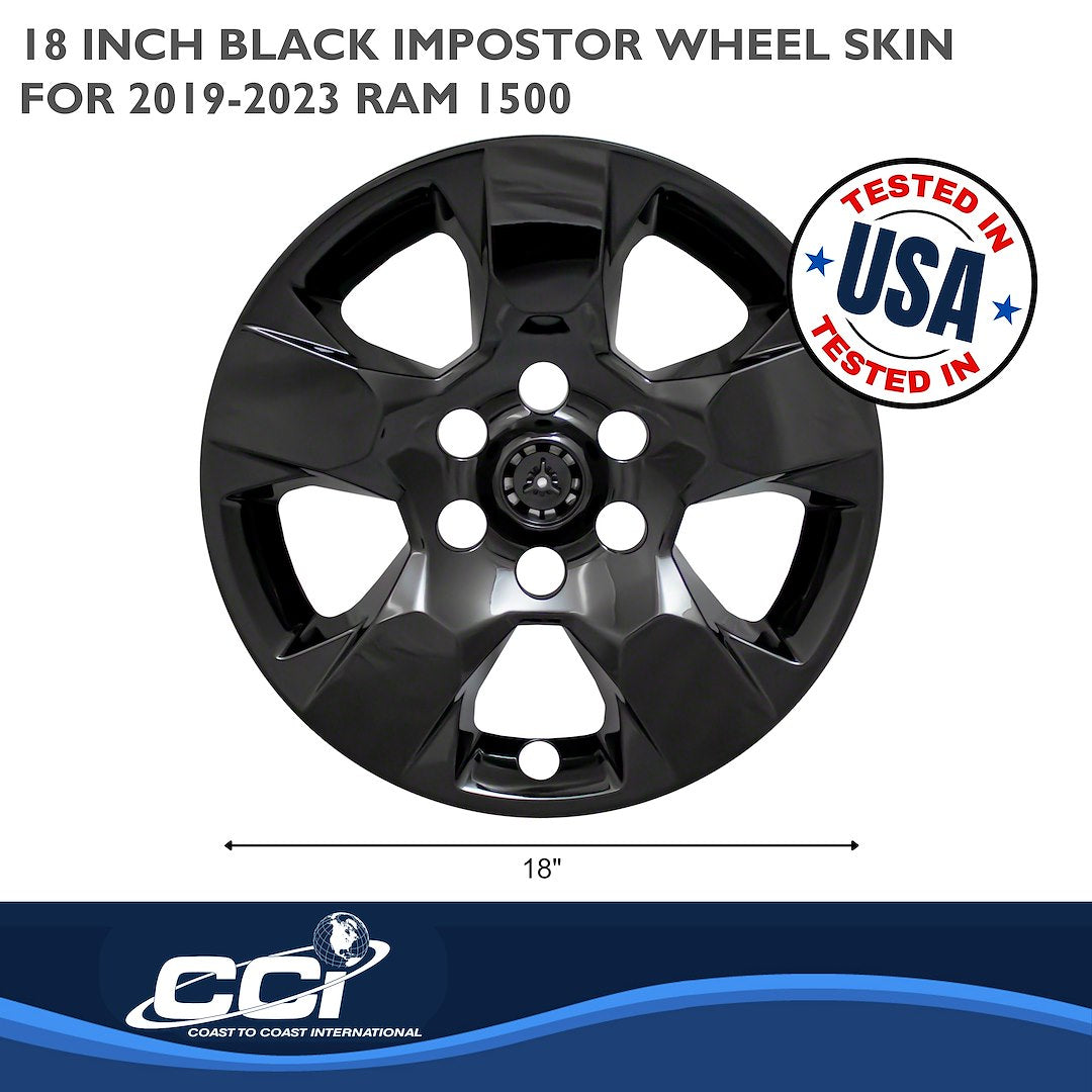 Coast To Coast IMP435BLK Black Ram 1500 Impostor Wheel Skins - image 3