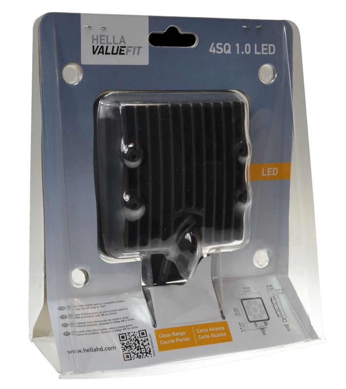 Hella 357103002 ValueFit 1.0 Square LED Work Light