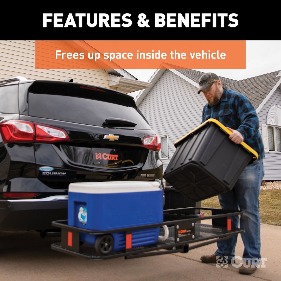 Curt 18151 Trailer Hitch Cargo Carrier - image 3
