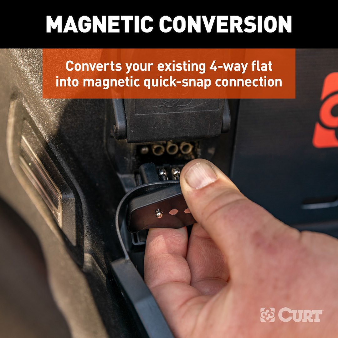 CURT 58306 Magnetic Vehicle-End 4-Flat Connector - image 4