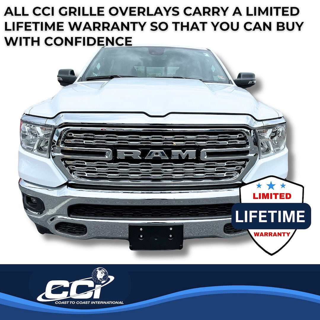 Coast To Coast GI189 Chrome Ram 1500 Big Horn Overlay - image 3