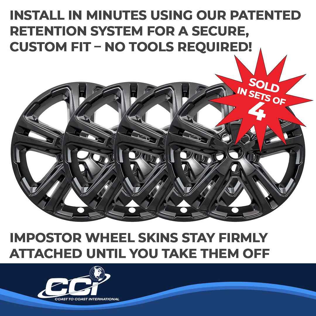 Coast To Coast IMP417BLK Black Terrain Impostor Wheel Skins