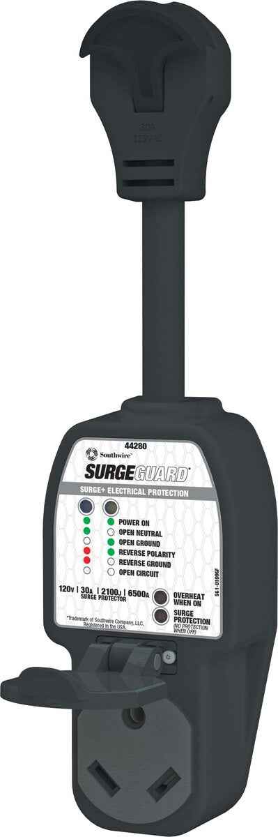 Surge Guard 44280 Portable RV Surge Protector – 30 Amp