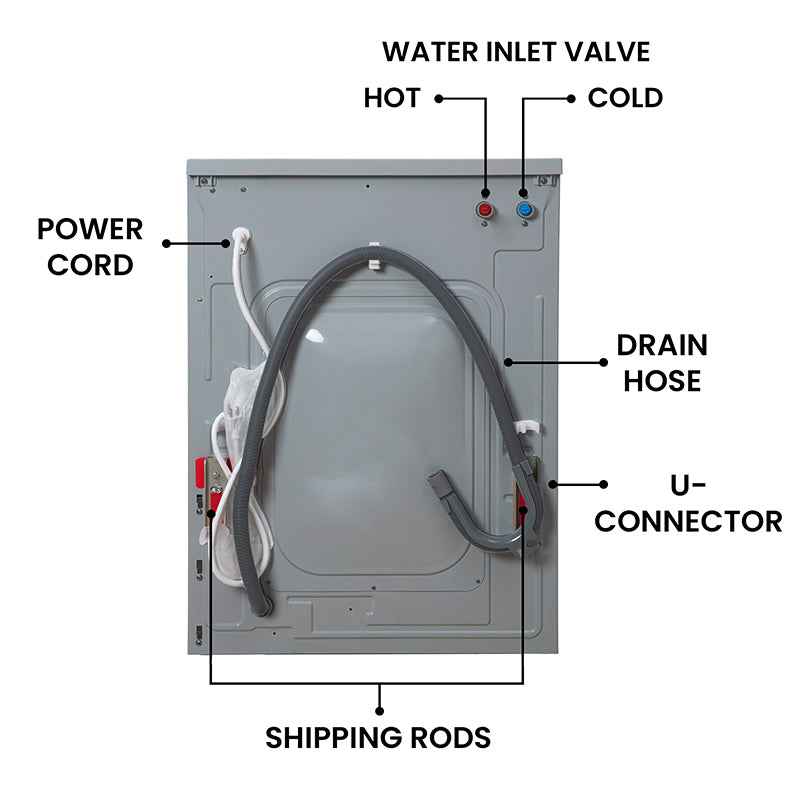 Pinnacle Super Washer 22-826 L S – 1.6 Cu Ft RV Front Load