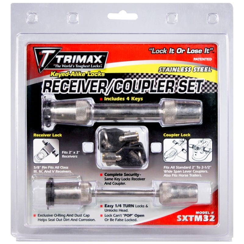 Trimax Locks Sxtm32 Trailer Coupler Lock