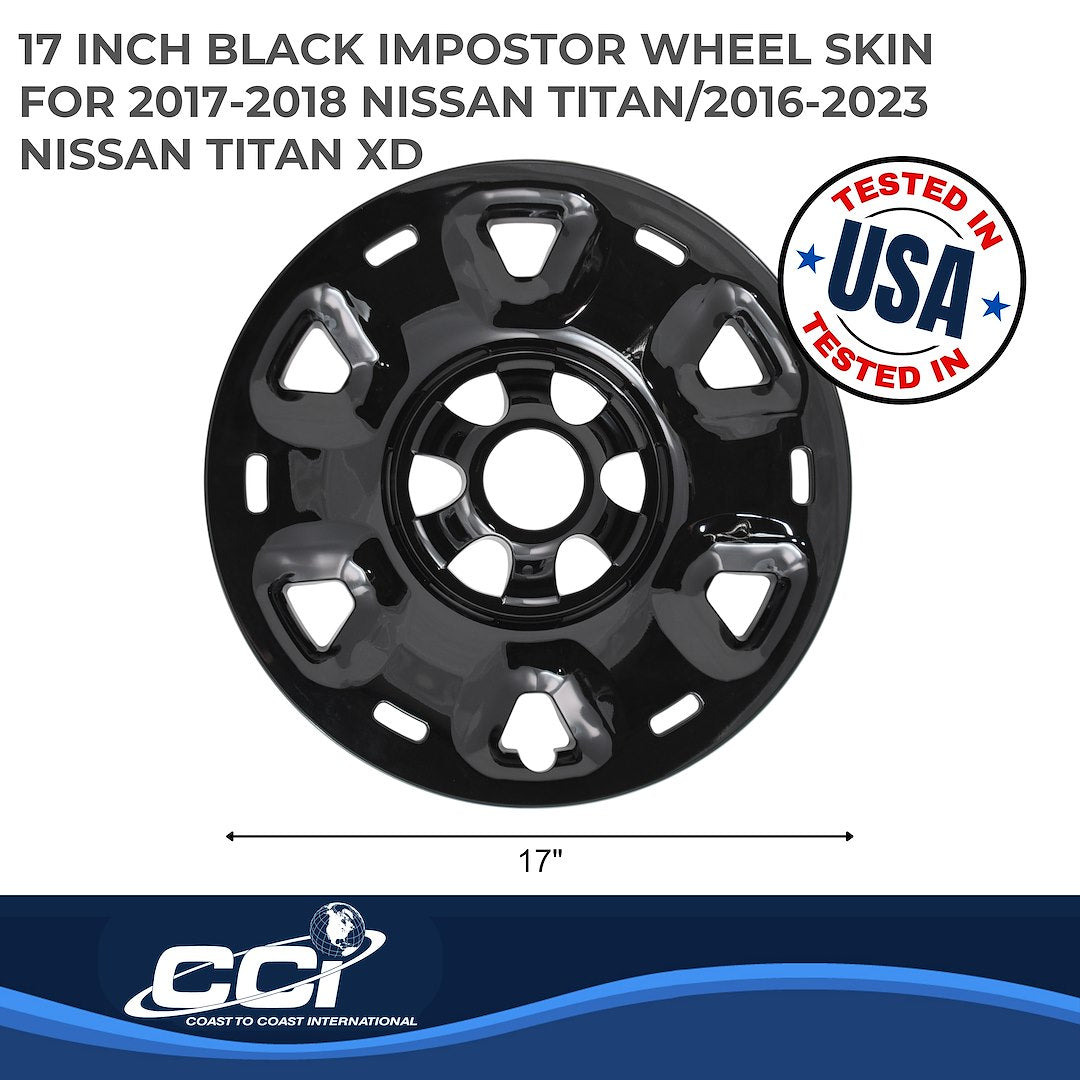 Coast To Coast IMP101BLK Black Titan Impostor Wheel Skins - image 2