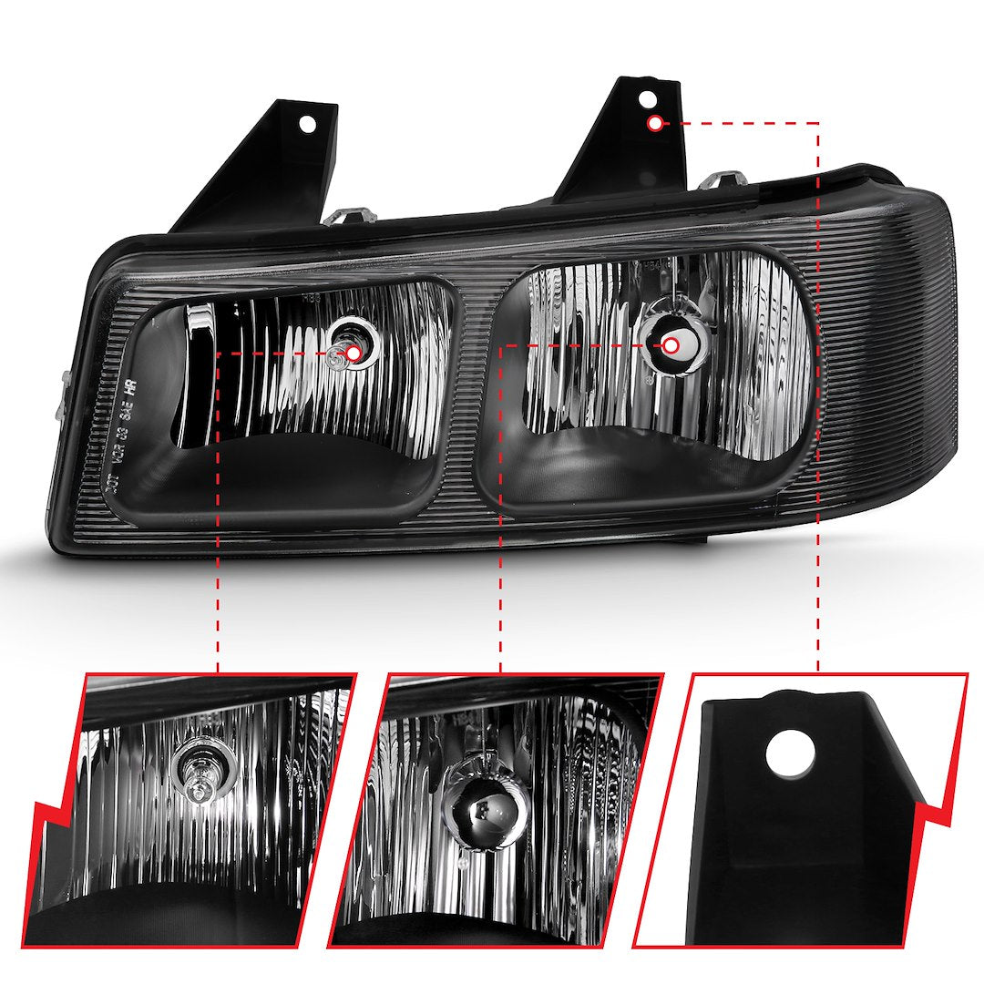 ANZO USA Reflector Beam Halogen Sealed Beam Headlight Assembly 111474 - image 2
