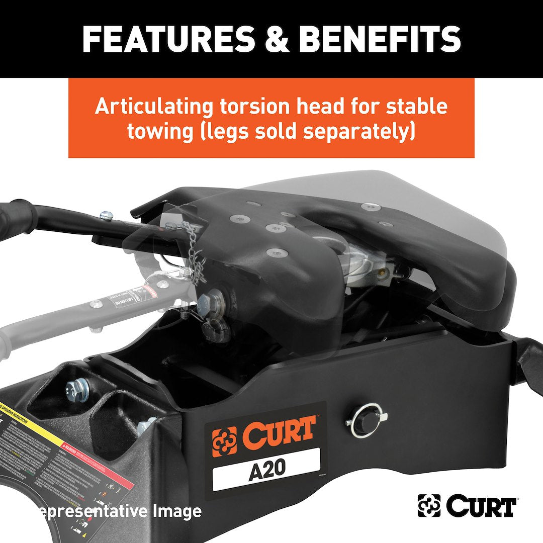 Curt 16540 Fifth Wheel Trailer Hitch Head - image 4