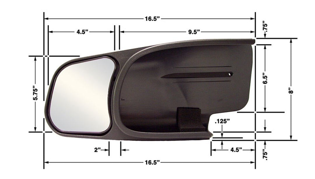 Cipa Usa 10800 Exterior Towing Mirror - image 2