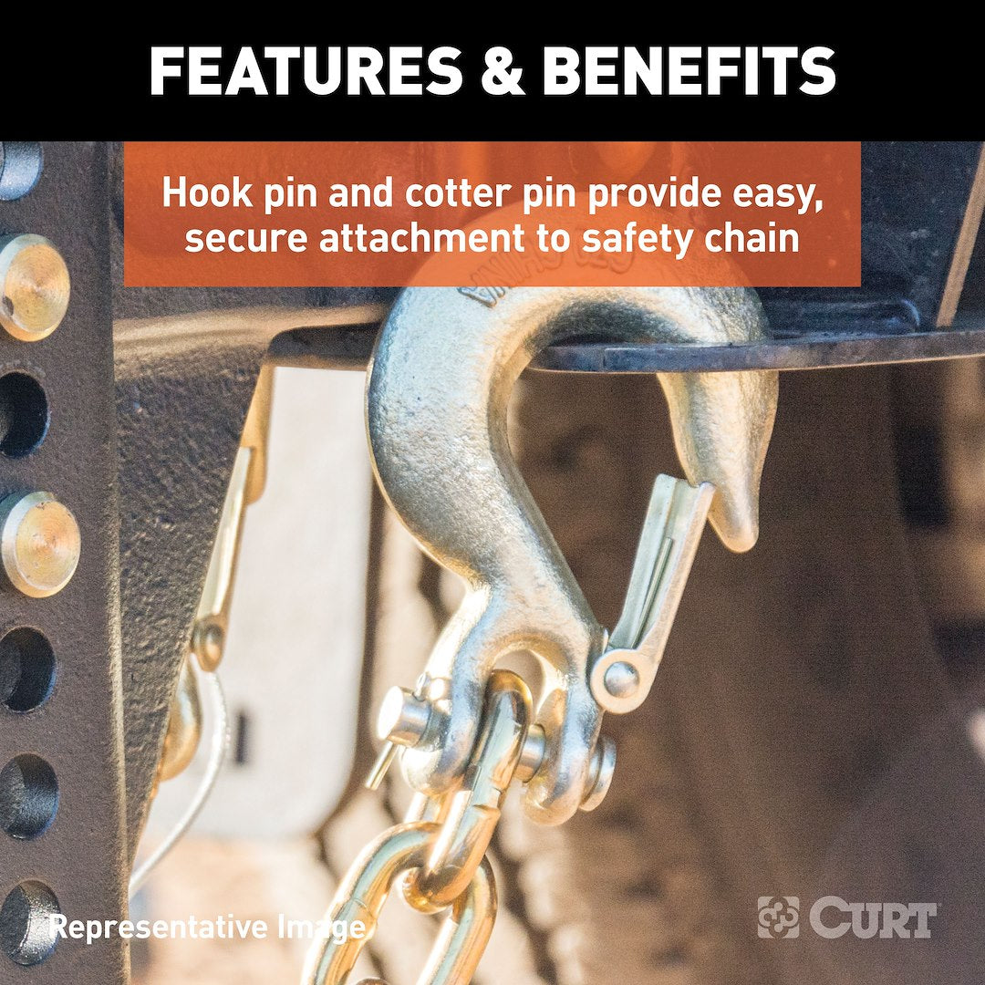 Curt 81920 Trailer Safety Chain Hook - image 6