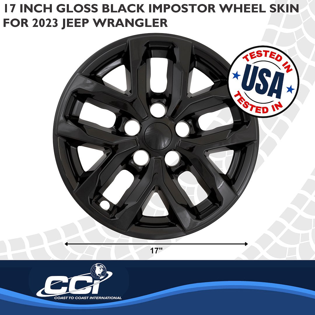 Coast To Coast IMP508BLK Jeep Black 17-Inch Wheel Skins - image 3