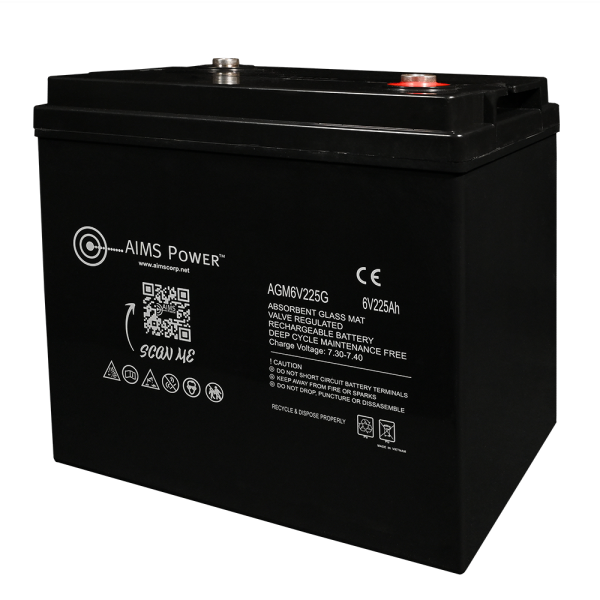 Aims Power Agm6v225g Battery - image 3