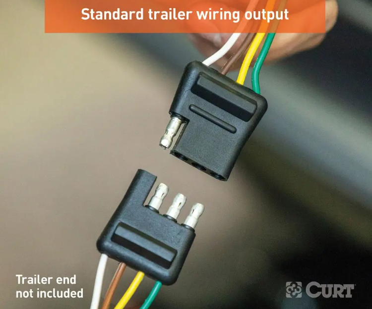 CURT 56560 OEM-Style 4-Flat T-Connector Harness - image 5