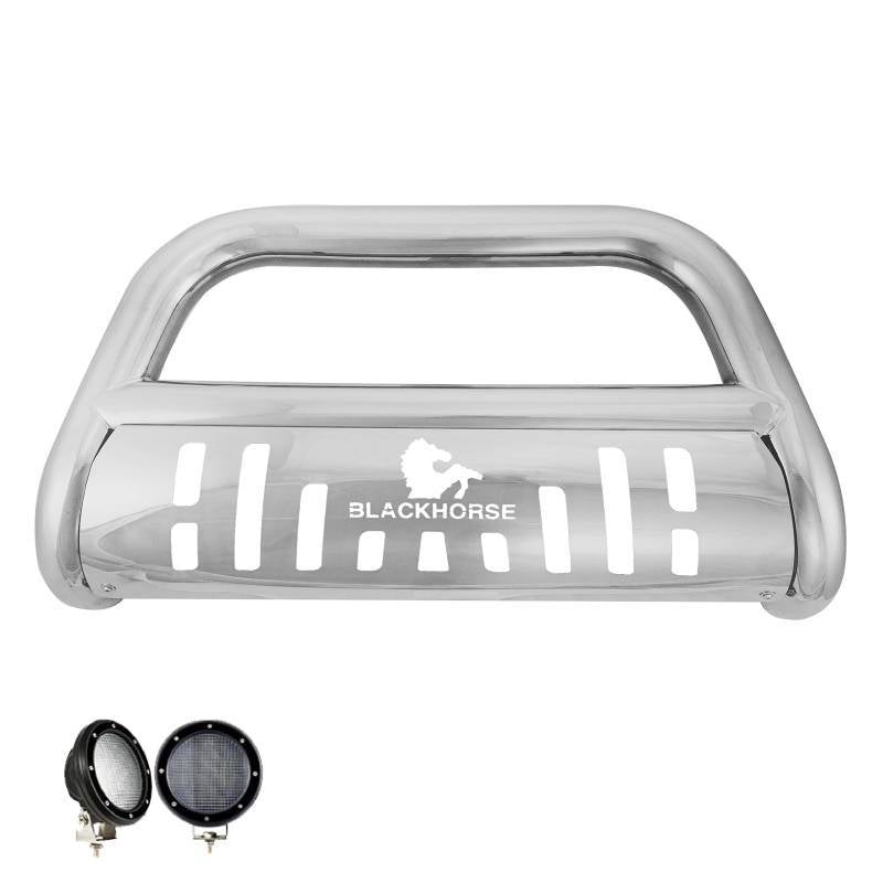 Black Horse Offroad CBS-TYF5407SP-PLFB Bull Bar  with skid plate - image 1
