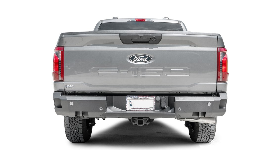Fab Fours FF24-W6551-1 Formed-Steel Rear Bumper for Ford