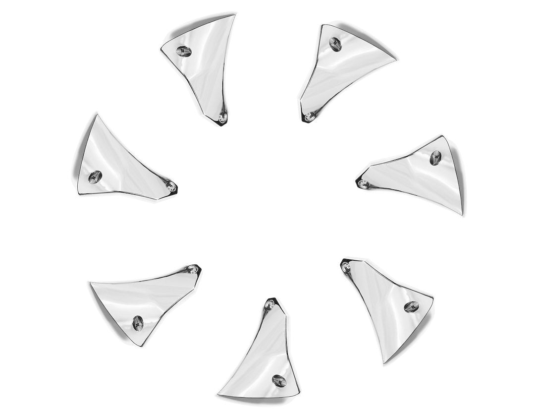 Grid Wheels 1189CHINL Chrome Left Spoke Insert, 18x9.0