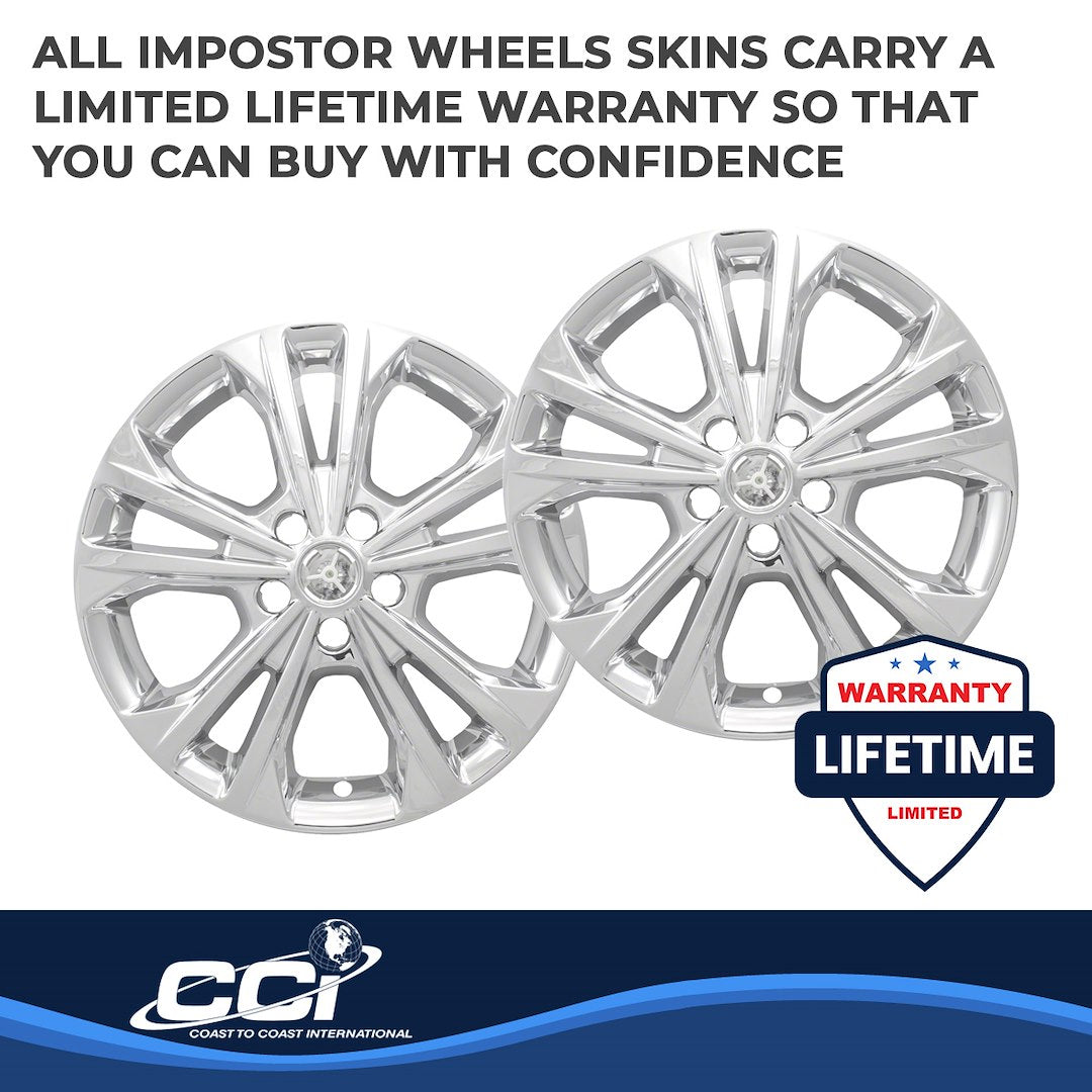 Coast To Coast IMP414X Chrome Escape Impostor Wheel Skins - image 3