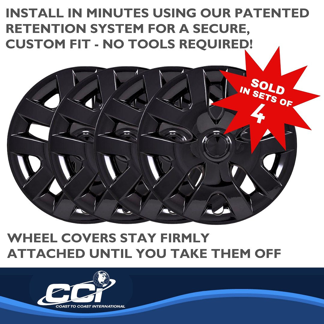 Coast To Coast 55416BLK Black Rogue Sport Wheel Covers - image 4