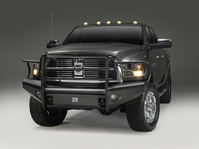 Fab Fours Black Steel Elite Front Bumper – DR10-Q2960-1