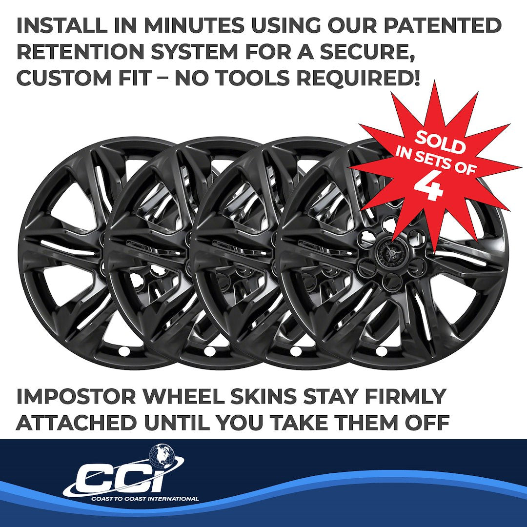 Coast To Coast IMP438BLK Black Blazer Impostor Wheel Skins - image 5