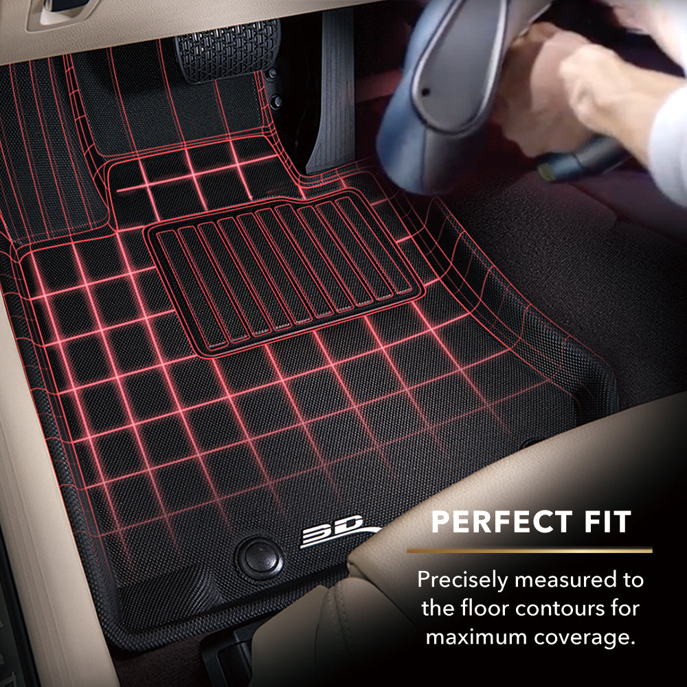 3D Mats KAGU Floor Liner Thermoplastic Rubber Of Carbon Fiber Texture L1BM12501509 - image 4