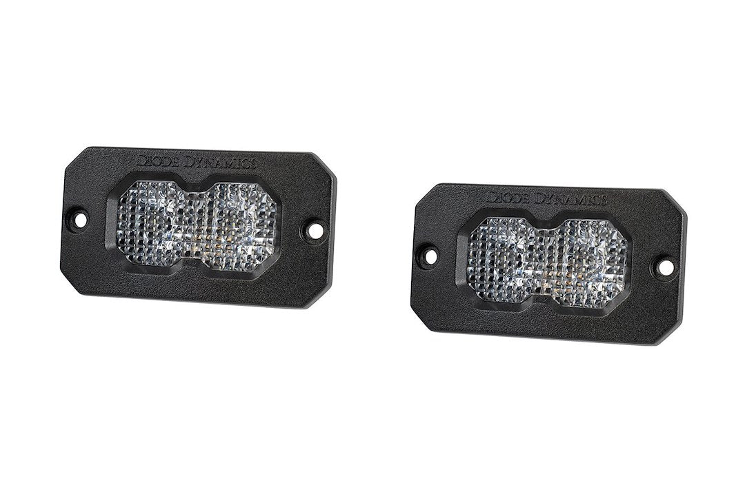 Diode Dynamics DD8124P C2 2.0 White Flush Flood Lights