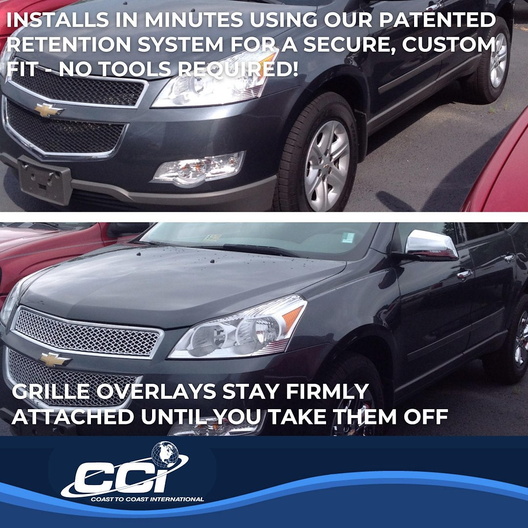 Coast To Coast GI75 Traverse Chrome Mesh Grille Overlay - image 4