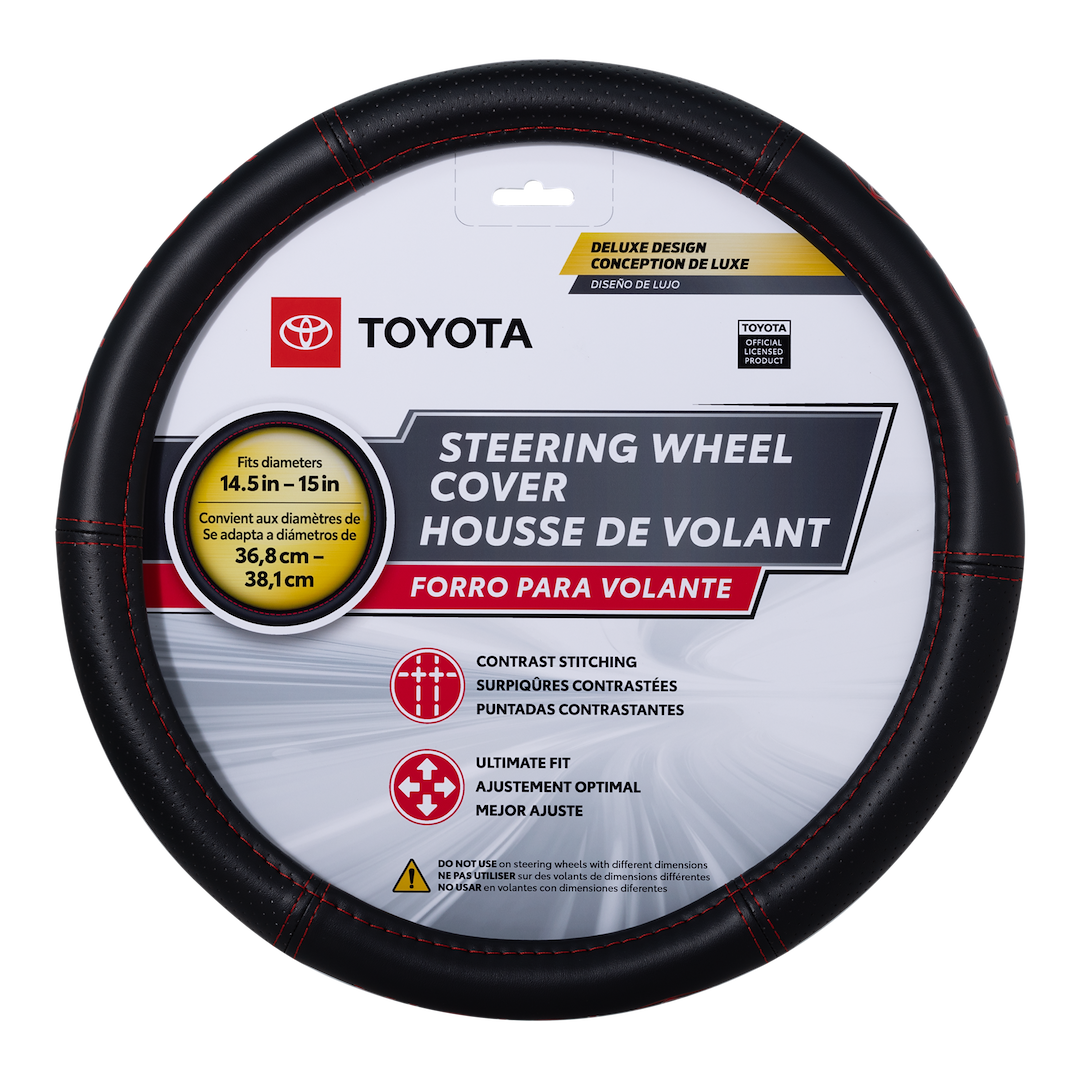 Plasticolor 006498R01 Toyota Deluxe Steering Wheel Cover